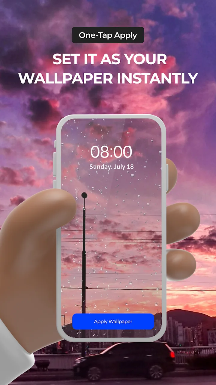 Apply wallpaper button